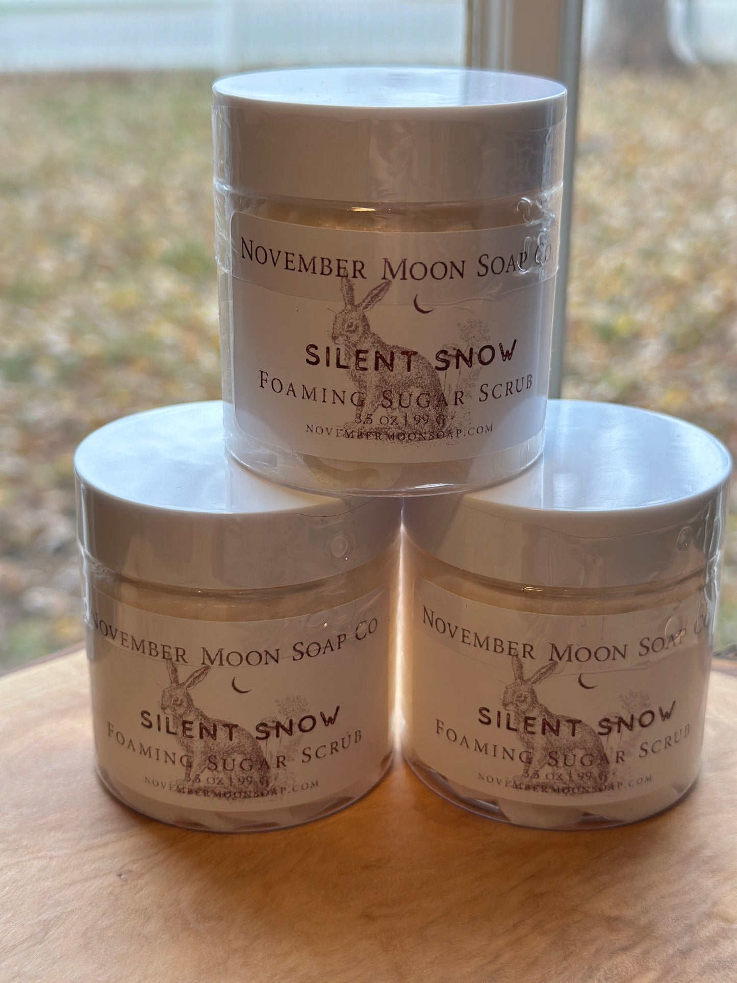 Silent Snow Foaming Sugar Scrub